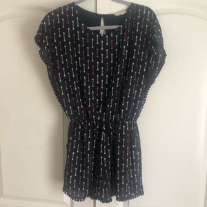 Navy Arrow Altar'd State Romper